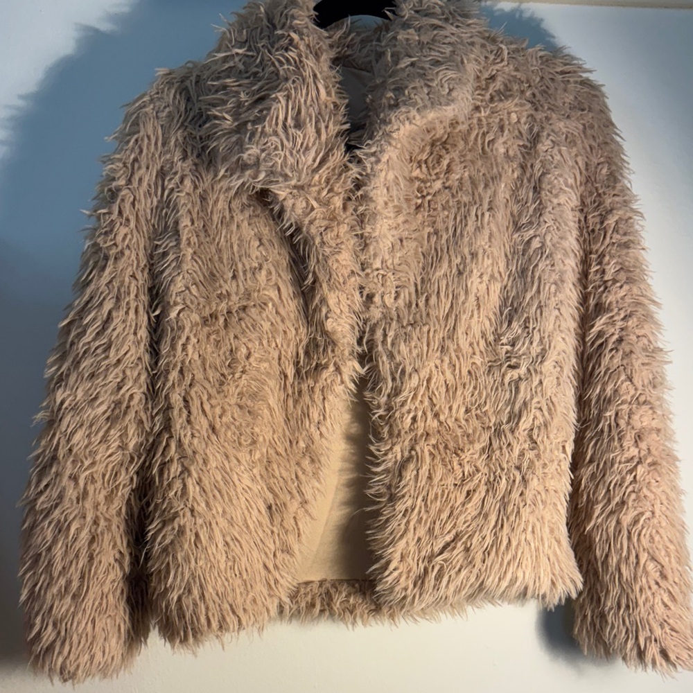 Baddie Vintage Cream Teddy Jacket